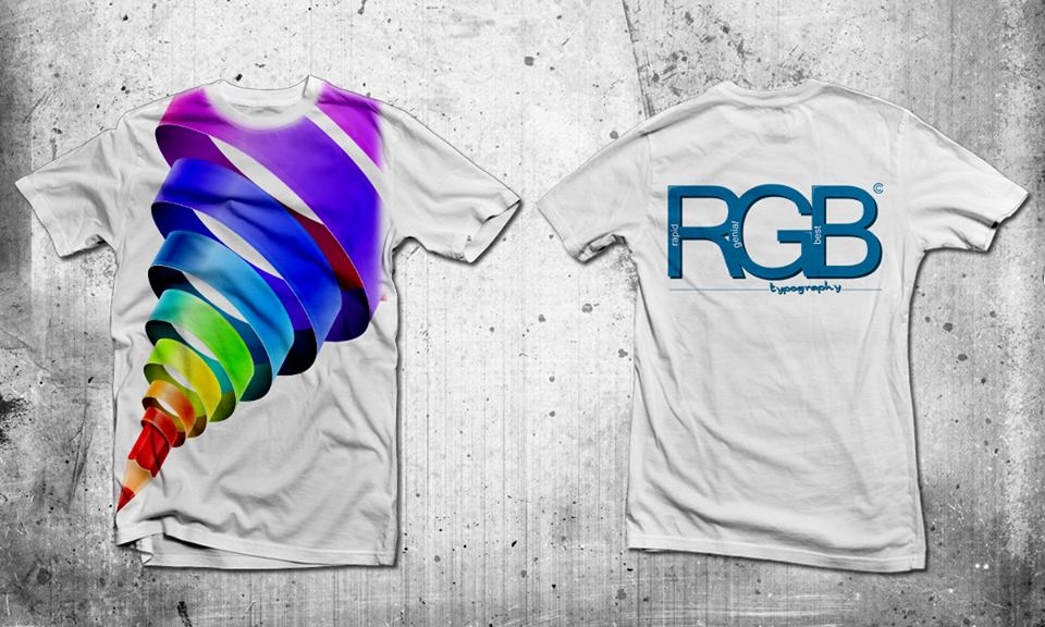 Типография «RGB typography»