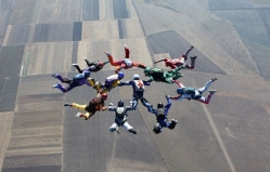 Parachute jumping