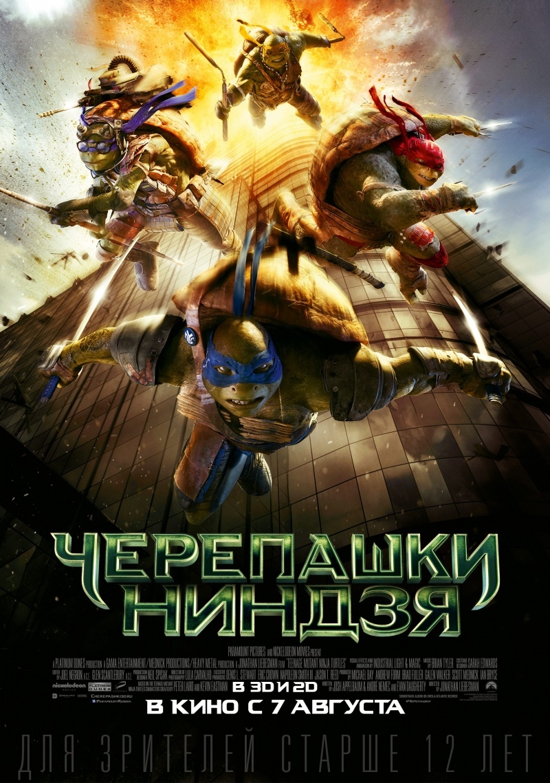 Черепашки-ниндзя 3D