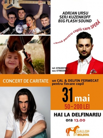 Concert de caritate la Delfinariu
