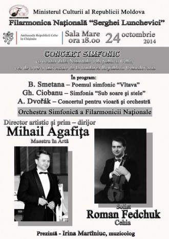 Concert Simfonic cu ocazia Zilei Nationale a Republicii Cehe