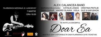 'Doar ea' - Concert Alex Calancea Band și Prietenii