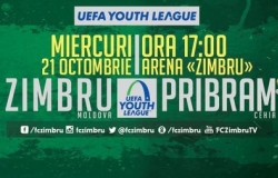 ФК ZIMBRU (Молдова) против ФК PRIBRAM (Чехия) - УЕФА Лига молодежи