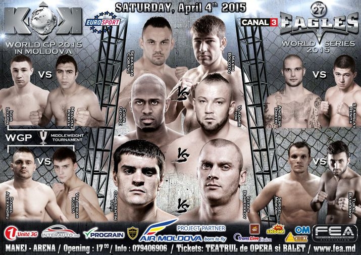 KOK WORLD GP MIDDLEWEIGHT TOURNAMENT 2015 IN MOLDOVA - EAGLES WORLD SERIES 2015