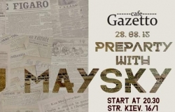 Pre-party с DJ Maysky в Cafe Gazetto