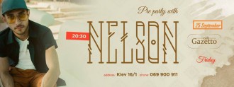 Pre-party с DJ Nelson в Cafe Gazetto