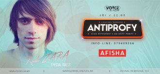 Radu Zara în proiectul AntiProfy la Voice Vocal Club Karaoke