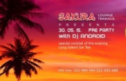 Sakura sushi-bar приглашает на вечеринку с Dj Android