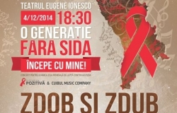 Concert "O generaţie fără SIDA începe cu mine"