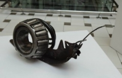 Exhibition of sculptures from scrap metal