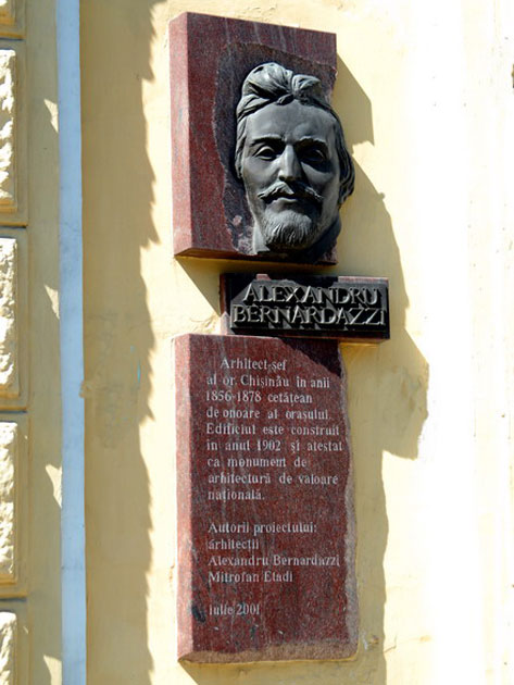 Placă Memorială în onoarea lui A Bernardazzi