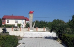 Memorial to villagers, who died during the Great Patriotic War