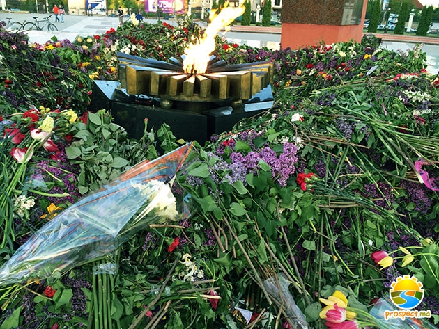 Кишиневцы отметили День Великой Победы грандиозным маршем