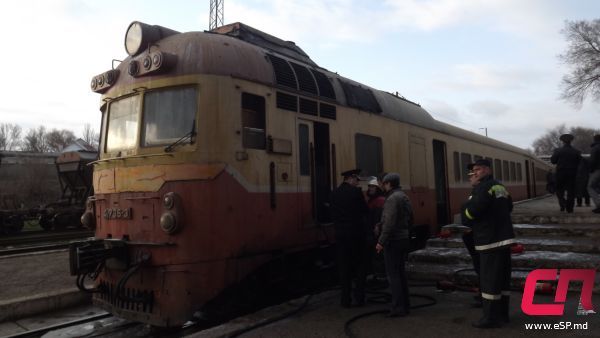 В Молдове снова горел поезд