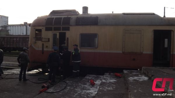 В Молдове снова горел поезд