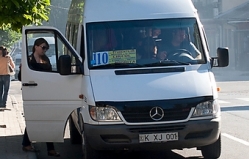 Many drivers of capital minibuses say that they are threaten by the protesters.