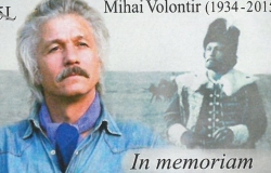 Marcă și carte poștală în memoria actorului Mihai Volontir