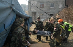 На территории Криулянского гарнизона  прошли учения «Порядок и безопасность-2014»