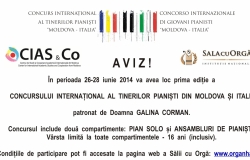 Первый международный конкурс молодых пианистов Молдовы и Италии проходит в Кишиневе