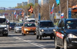 La Chișinău a avut loc o cursă auto prilejuită de Ziua Victoriei