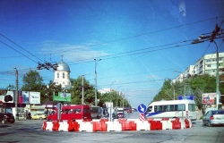 В столице на перекрестке улиц А. Руссо и Н. Димо установлено круговое движение